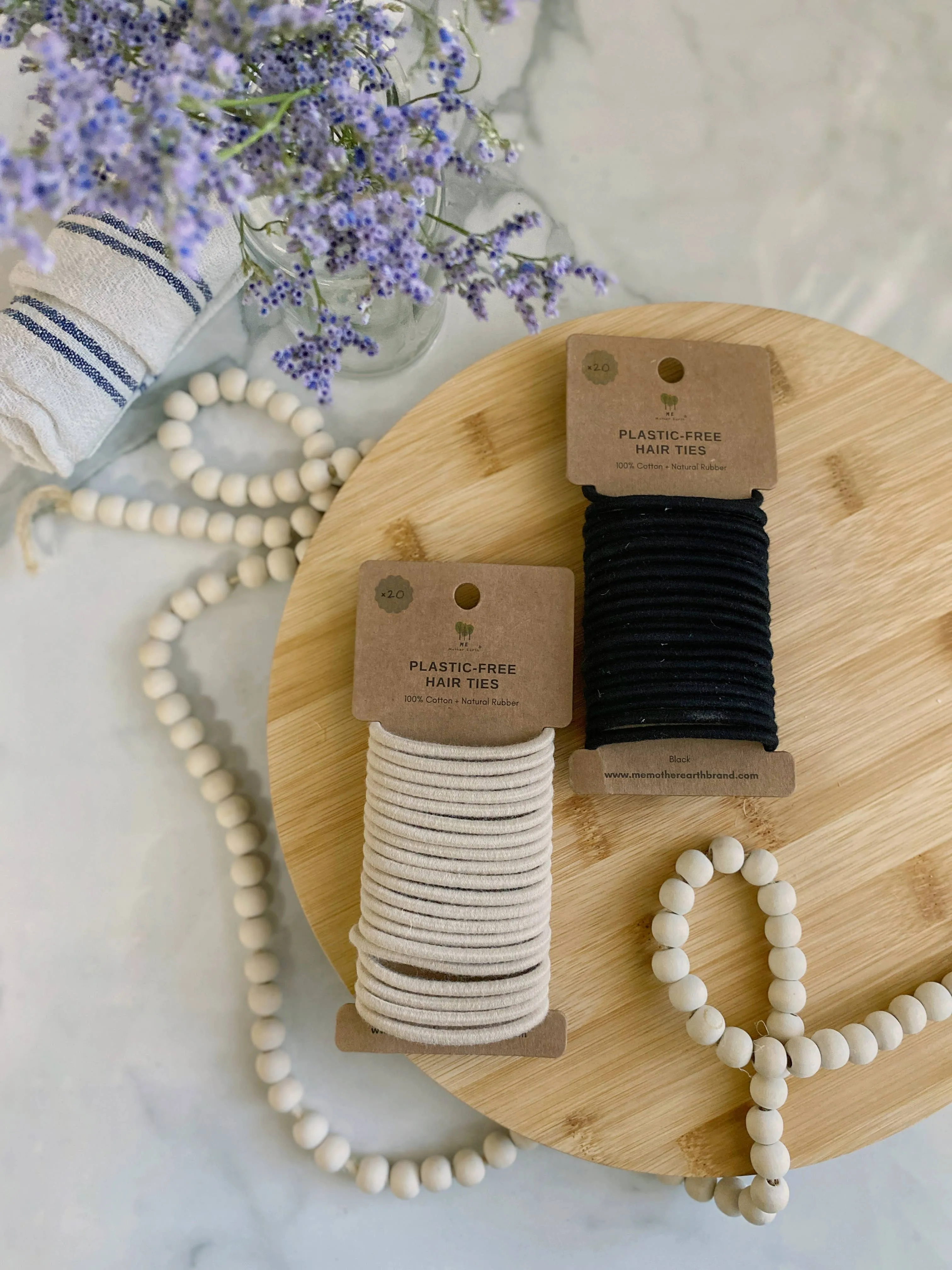 Kind to Your Hair, Kind to Earth: 100% Cotton Hair Ties for Sustainable Style