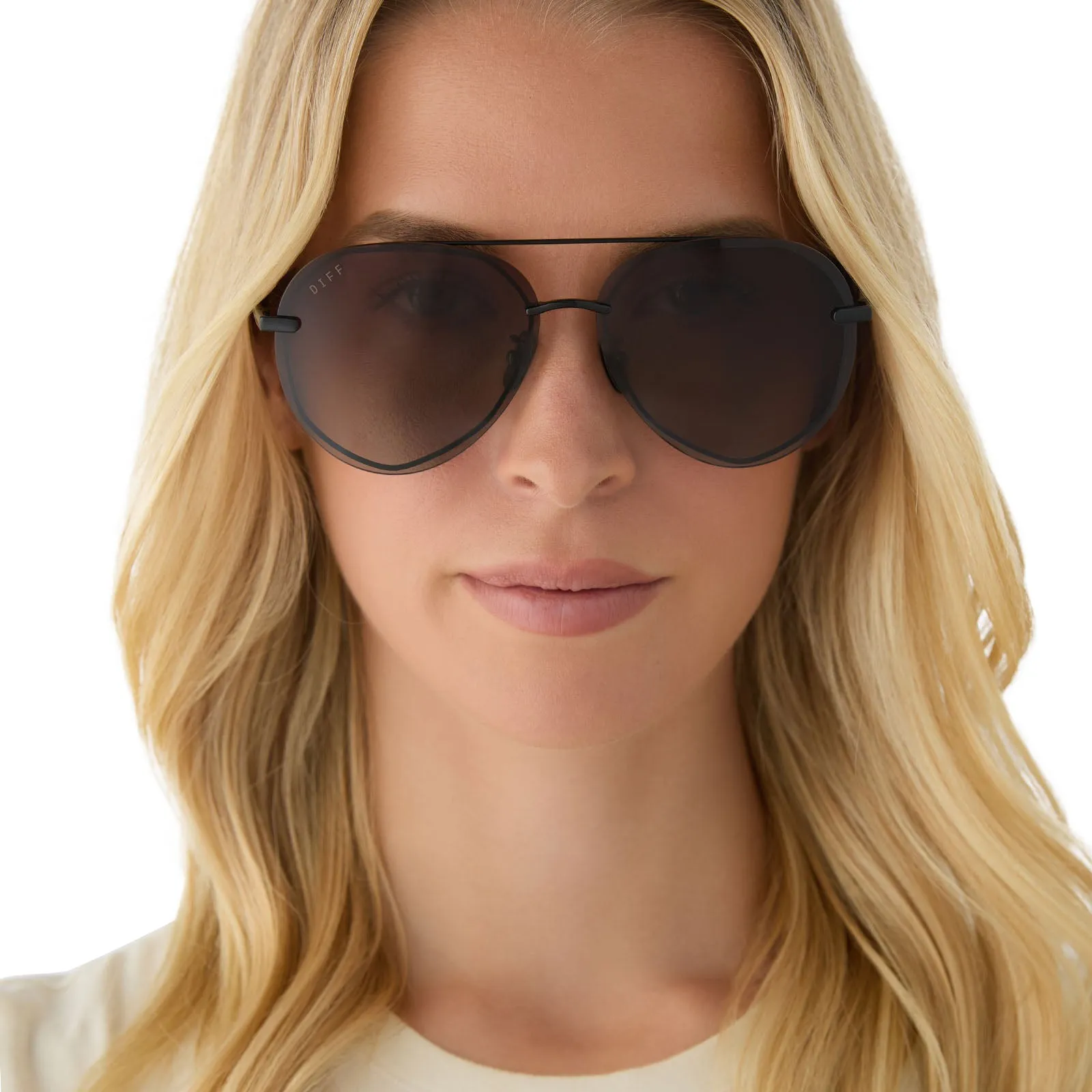 LENOX - BLACK   BLACK TEMPLE TIPS   BROWN GRADIENT   POLARIZED SUNGLASSES