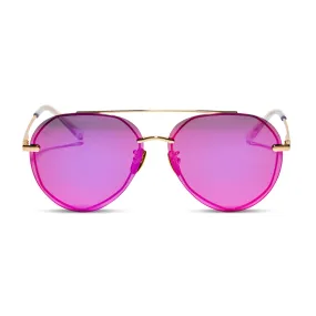 LENOX - GOLD   SUNSET MIRROR   POLARIZED SUNGLASSES