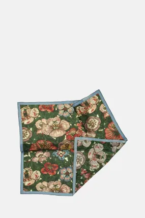 Light Green Bloom Scarf Green