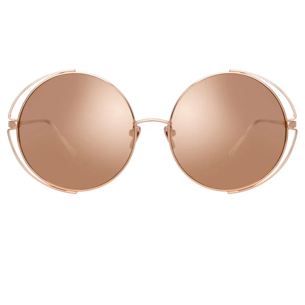 Linda Farrow Farah C3 Round Sunglasses