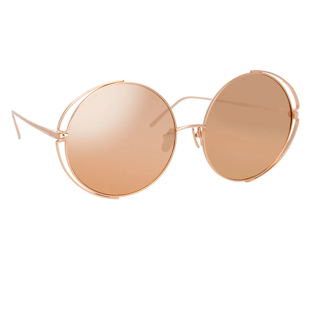 Linda Farrow Farah C3 Round Sunglasses