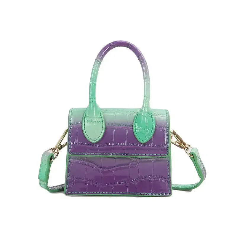 Mini Crocodile Pattern Shoulder Strap Handbags
