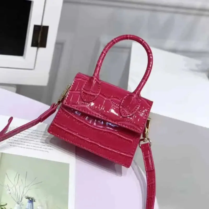 Mini Crocodile Pattern Shoulder Strap Handbags