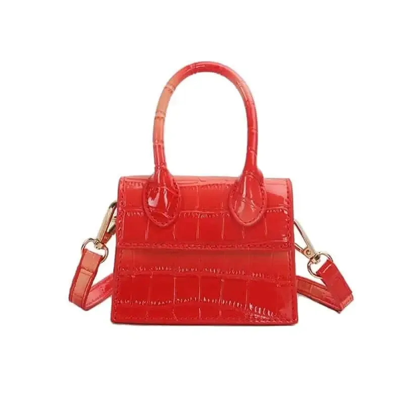 Mini Crocodile Pattern Shoulder Strap Handbags