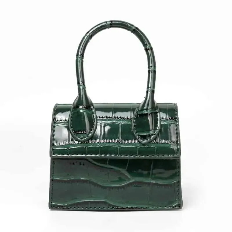 Mini Crocodile Pattern Shoulder Strap Handbags