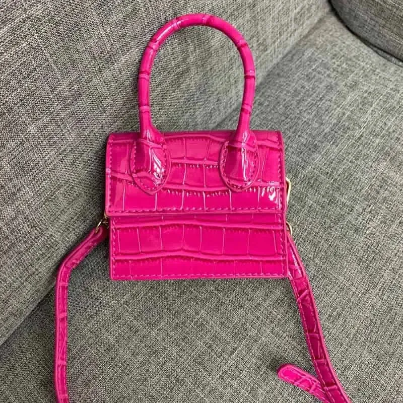 Mini Crocodile Pattern Shoulder Strap Handbags