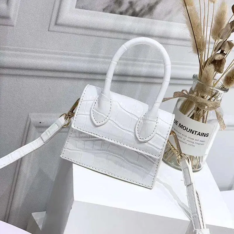 Mini Crocodile Pattern Shoulder Strap Handbags