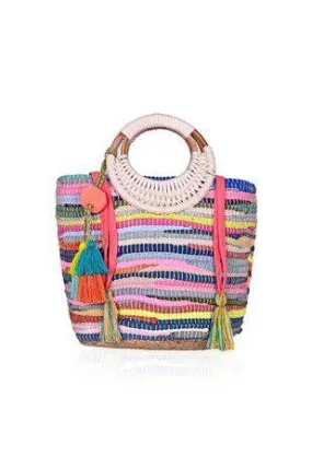 Mini Tote With Tassels