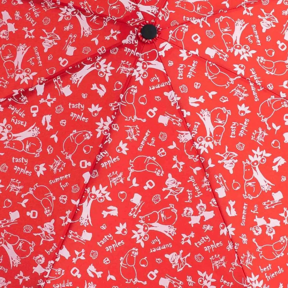 Moomin In The Garden Umbrella Red - Lasessor