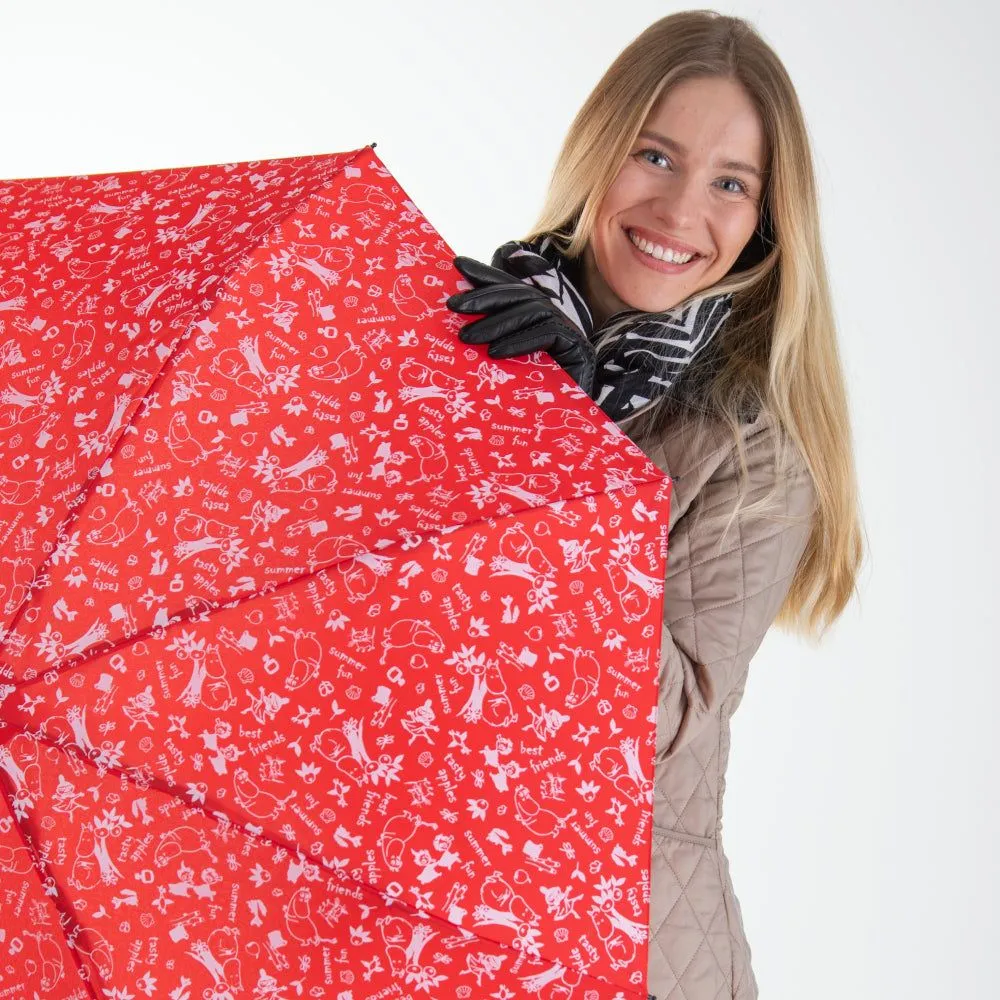 Moomin In The Garden Umbrella Red - Lasessor