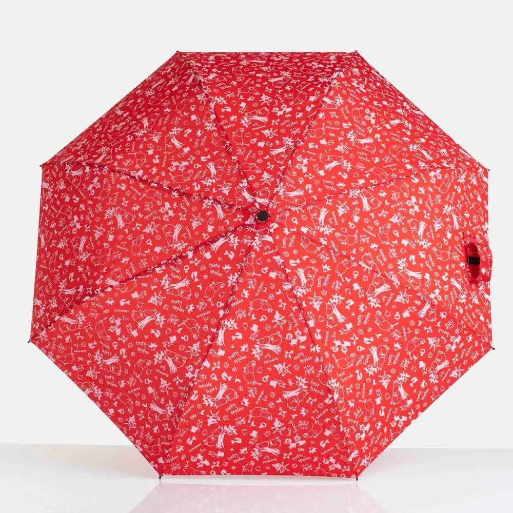 Moomin In The Garden Umbrella Red - Lasessor