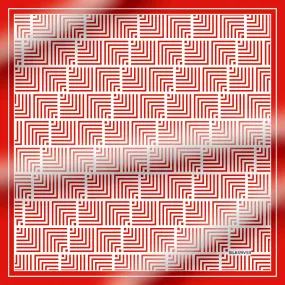 NESTED WHITE-RED