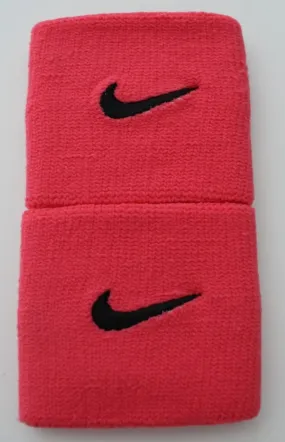 Nike Premier Tennis Wristbands (Neon Pink/Black)