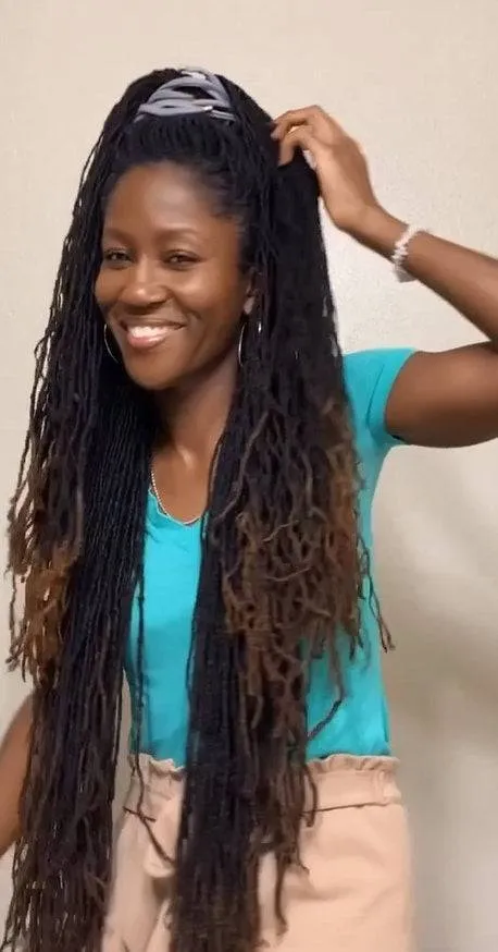 Non damaging Tension Free Easy to use Ponytail Holder for Locs