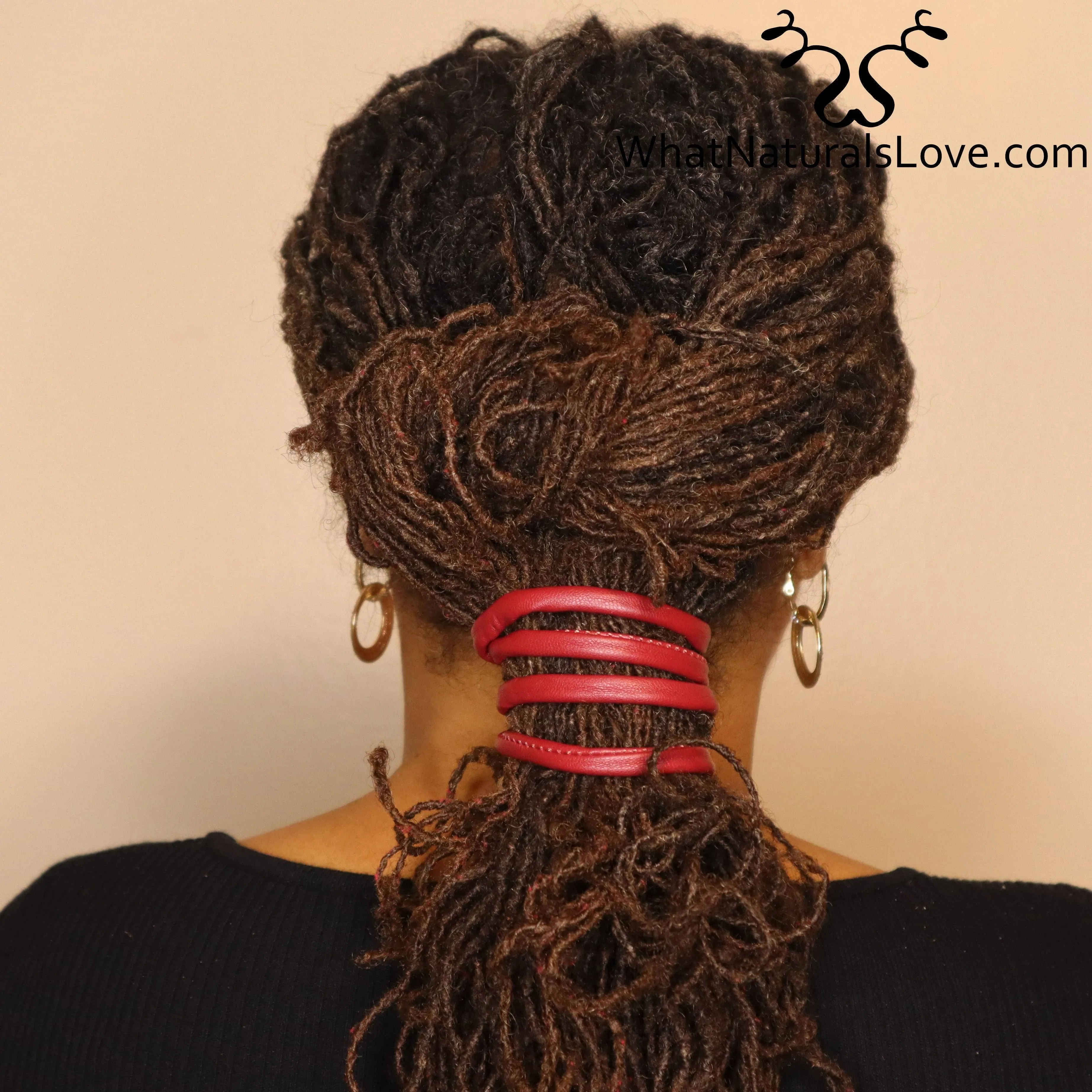 Non damaging Tension Free Easy to use Ponytail Holder for Locs