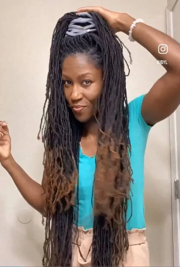 Non damaging Tension Free Easy to use Ponytail Holder for Locs