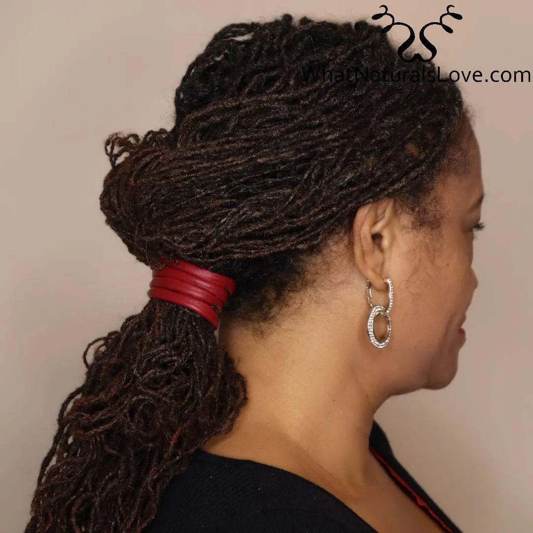 Non damaging Tension Free Easy to use Ponytail Holder for Locs