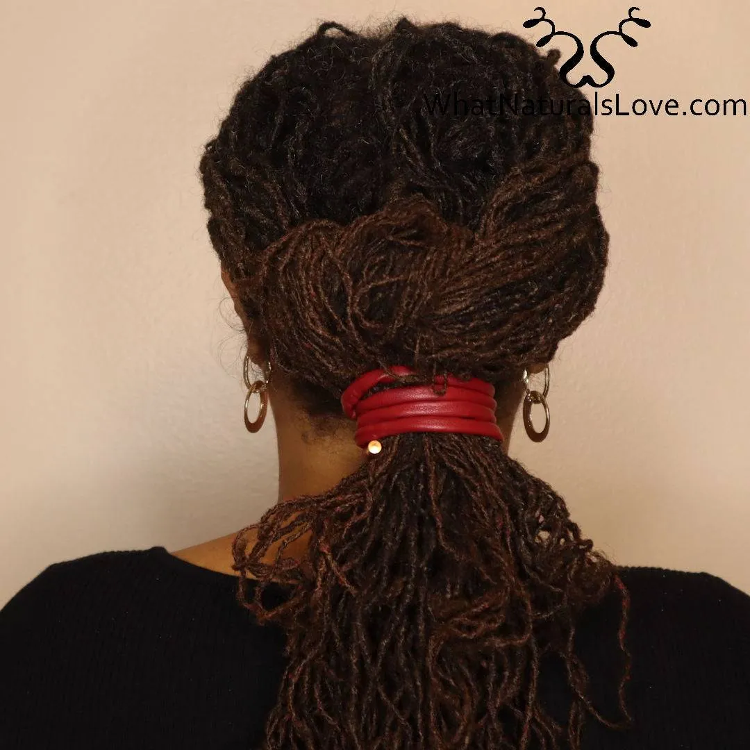 Non damaging Tension Free Easy to use Ponytail Holder for Locs