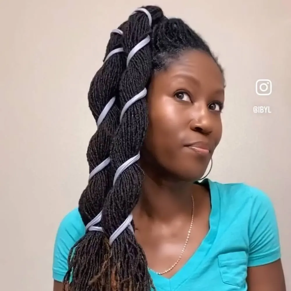 Non damaging Tension Free Easy to use Ponytail Holder for Locs