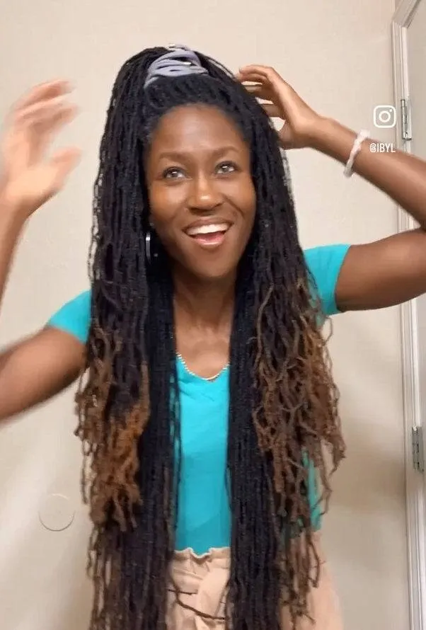 Non damaging Tension Free Easy to use Ponytail Holder for Locs