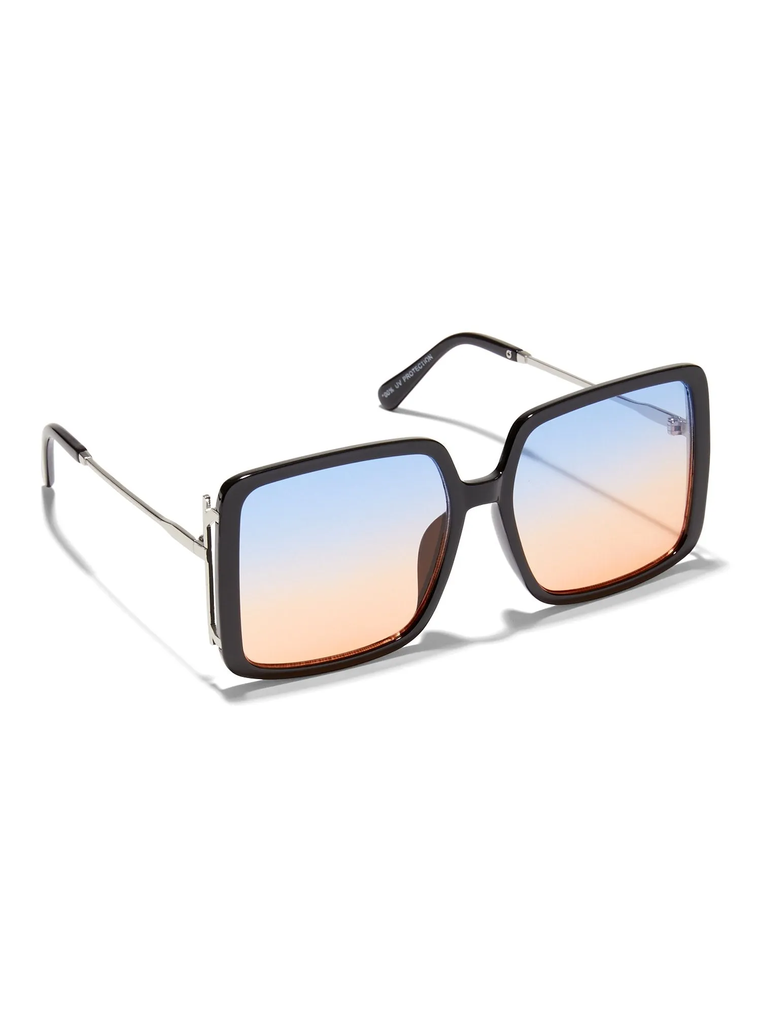 Ombre Oversized Square Sunglasses