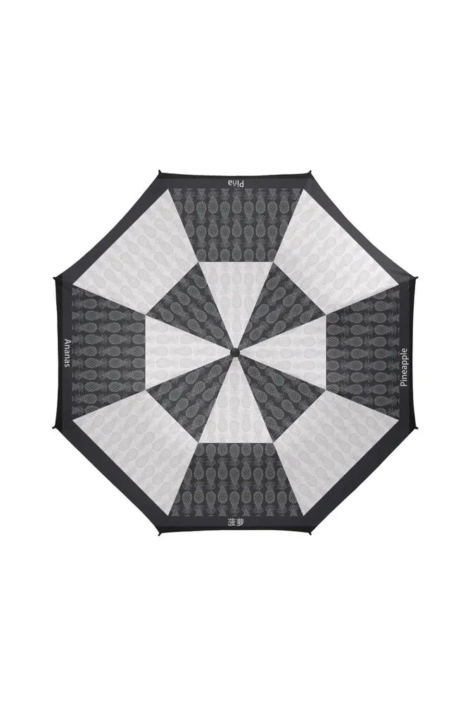 Pineapple Worldwide Umbrella Semi-Automatic Foldable Umbrella
