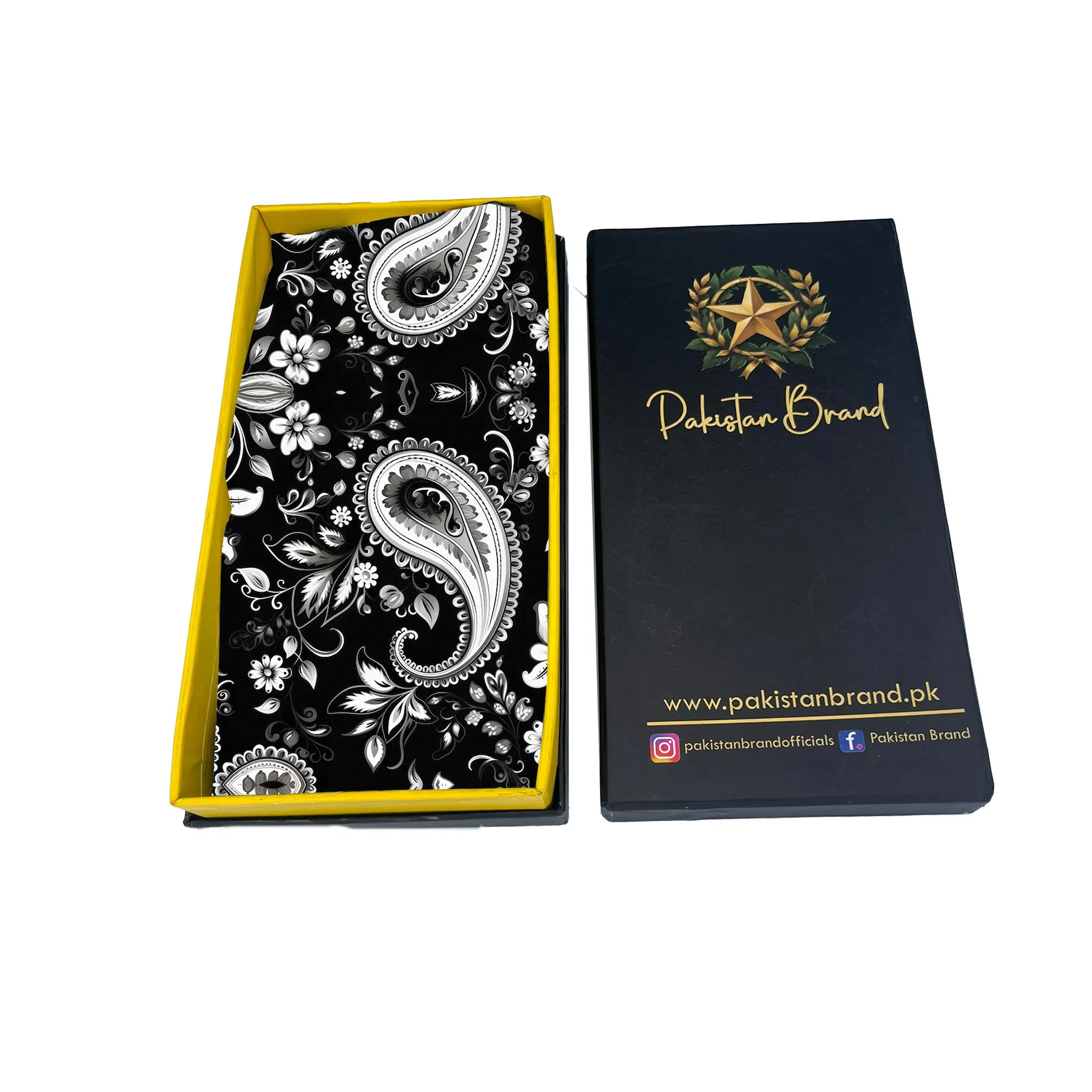 PREMIUM LUXURY PRINTED WOMEN HIJAB SCARF DUPATTA -  PAISLEY