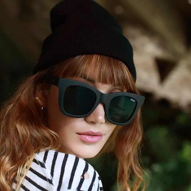 QUAY - After Hours Sunglasses in Black/Smoke Lens