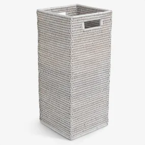 Rattan Umbrella Stand (White)