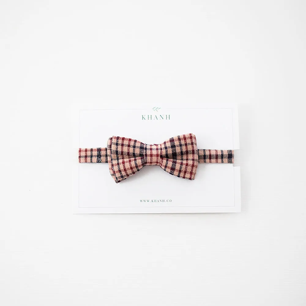 Red & Black Woven | Bow Tie