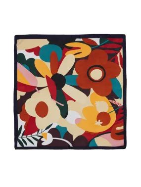 Retro Floral Neckerchief