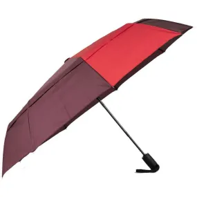 Roka Waterloo Recycled Nylon Umbrella - Plum Purple/Cranberry Red