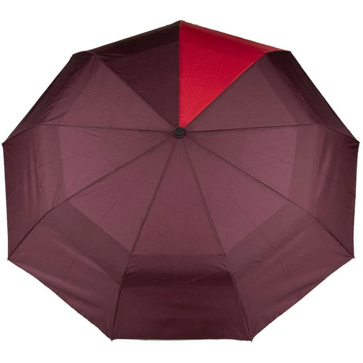 Roka Waterloo Recycled Nylon Umbrella - Plum Purple/Cranberry Red