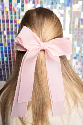 SALE! Sweet Life Pink Hair Bow Barrette