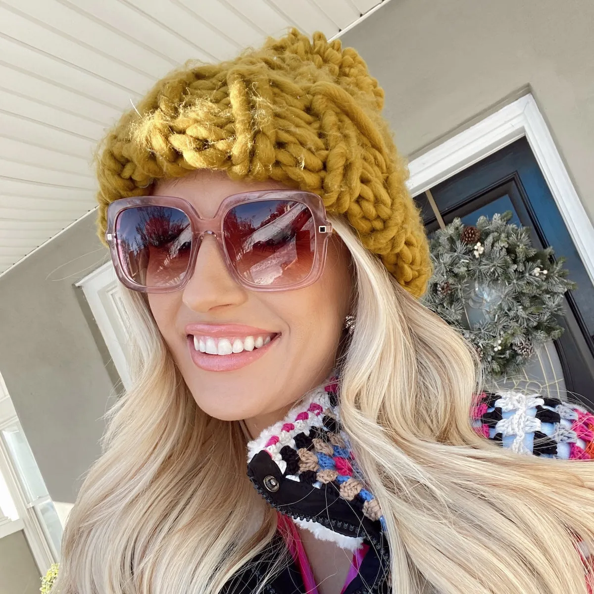 SANDRA - LIGHT PINK CRYSTAL   PRESCRIPTION GLASSES