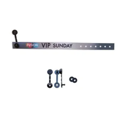 Satin Wristbands with Plastic Clip