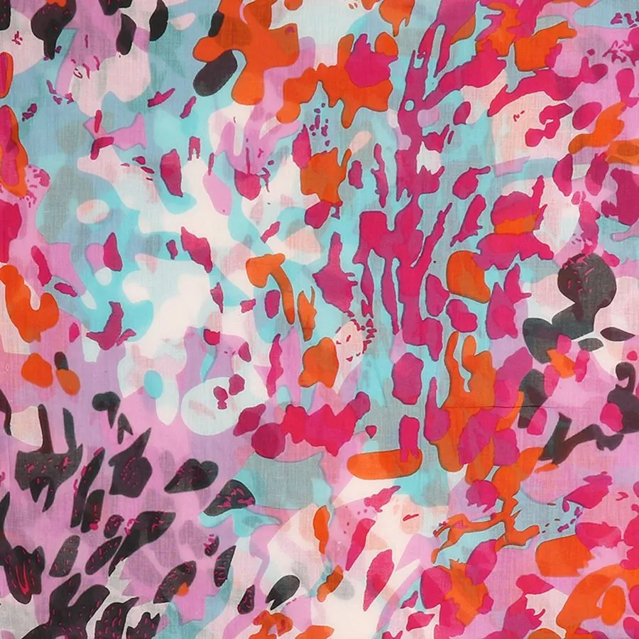 Scattered Animal Print Scarf