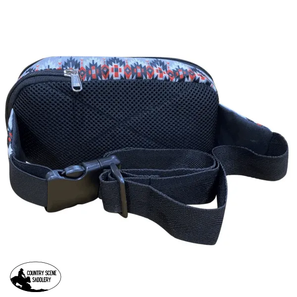 Showman Hip Pack (Fanny Pack) Bag with Gray Aztec design