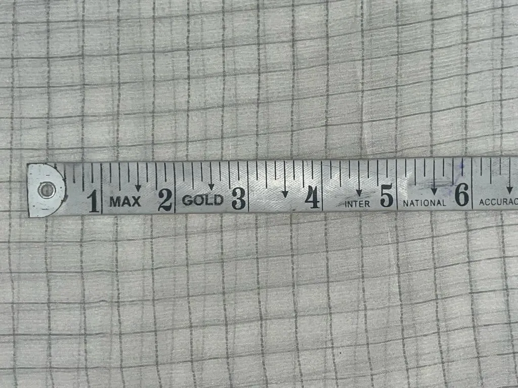 Silk chiffon Plaids  44" wide [15470]