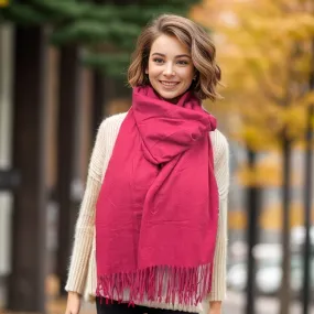 Sparkly Petra Pashmina Scarf (70x180cm) - Bright Pink