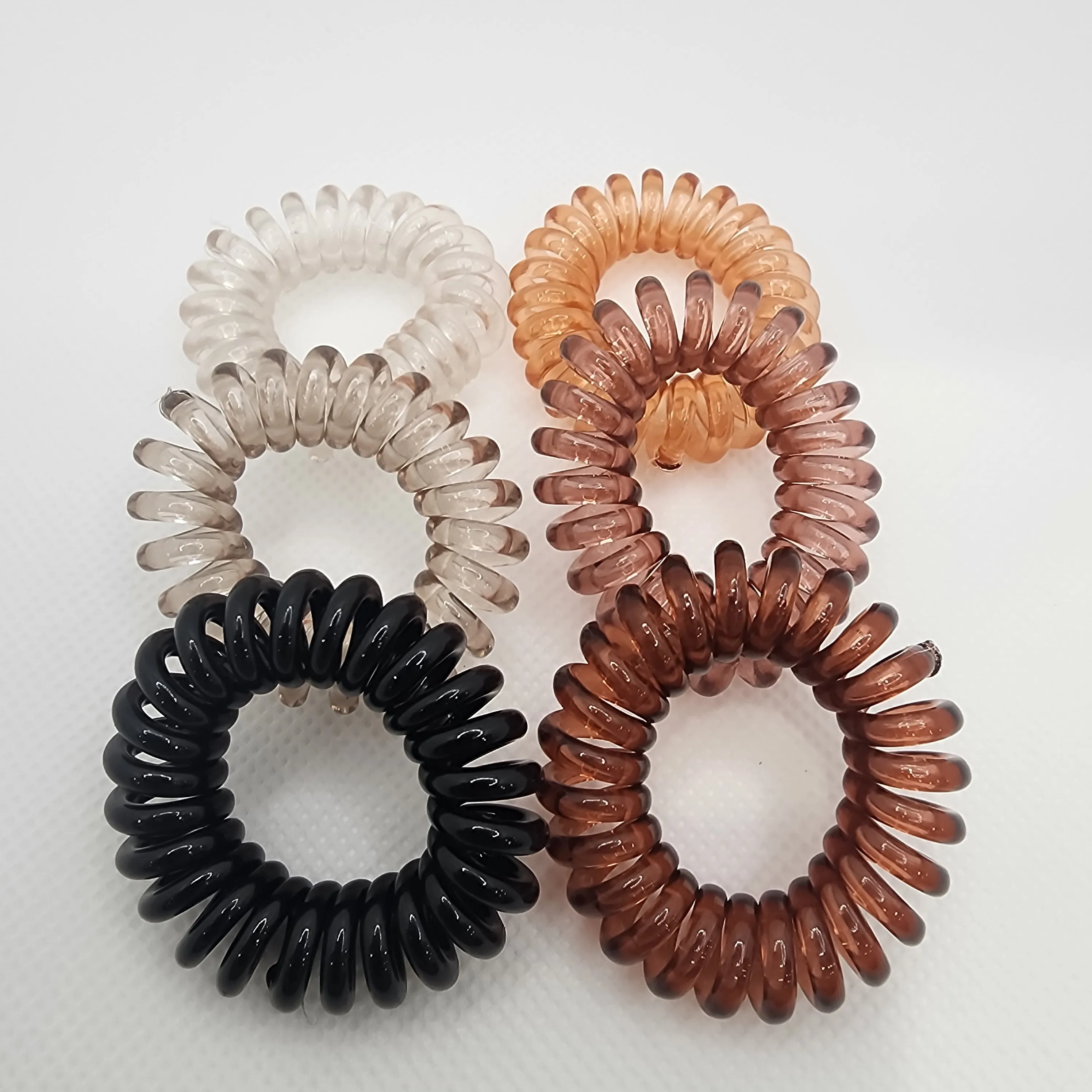 Spiral Hair Ties 6-Pack