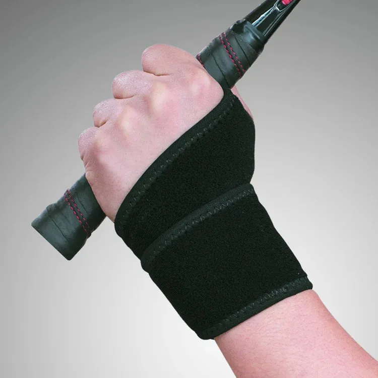 Sports wristbands Adjustable wrist compression sleeve self heating wrist support band