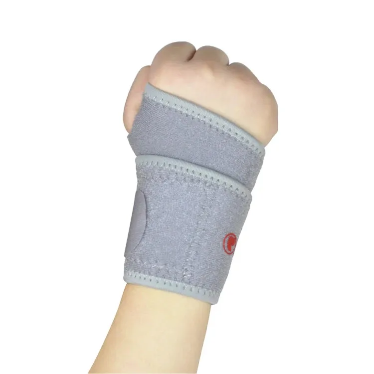 Sports wristbands Adjustable wrist compression sleeve self heating wrist support band