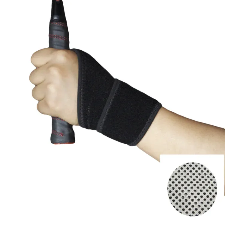 Sports wristbands Adjustable wrist compression sleeve self heating wrist support band