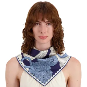 Square Blue Astrologie Scarf