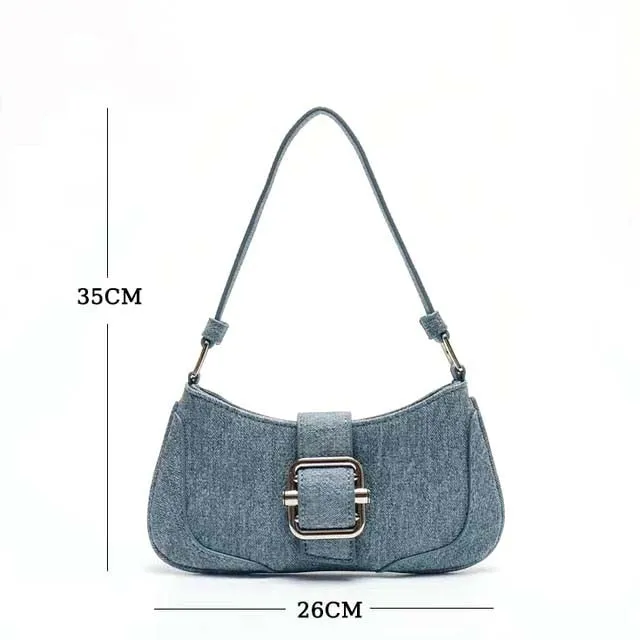 Stitching Shoulder Underarm Bag