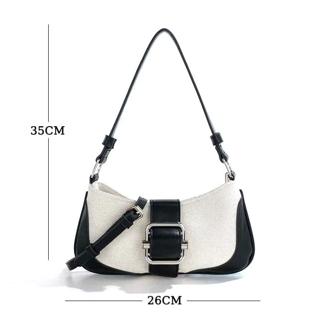 Stitching Shoulder Underarm Bag