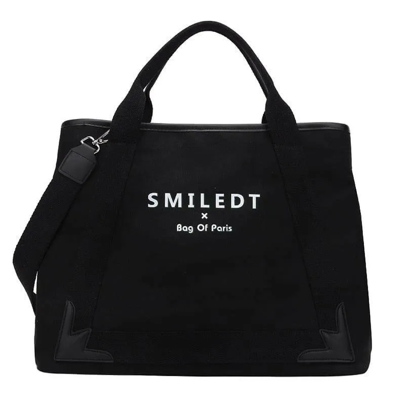 Stylish Canvas Shoulder Bag with Adjustable Strap