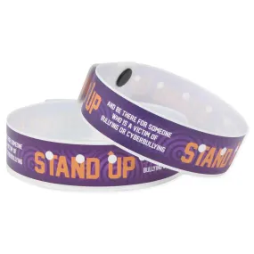 SuperBand® Expressions Plastic Wristbands 3/4" Stand Up 4066 - Grape (500/Box)